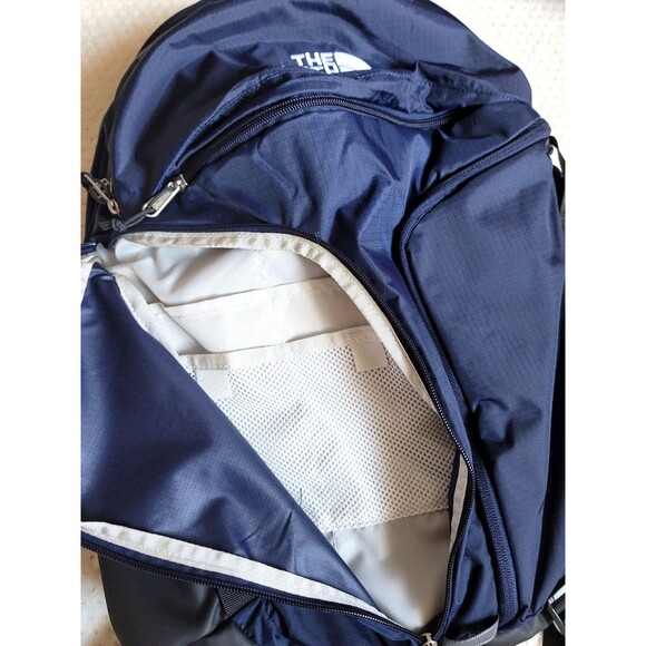 NWT THE NORTH FACE Surge Commuter Laptop Backpack Bookbag, 31L Navy Blue/Black - Picture 14 of 16